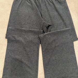 NWT Outdoor Voices, CloudKnit Wide Leg Pants, Charcoal size XXXL